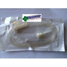IV INFUSION SETS STERILE LATEX FREE NEEDLE INJECTION VENTED CHAMBER 220cm (FREE POSTAGE)
