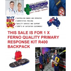 FERNO PRIMARY RESPONSE BACKPACK R400 BAG ONLY NO CONTENTS QUALITY ITEM