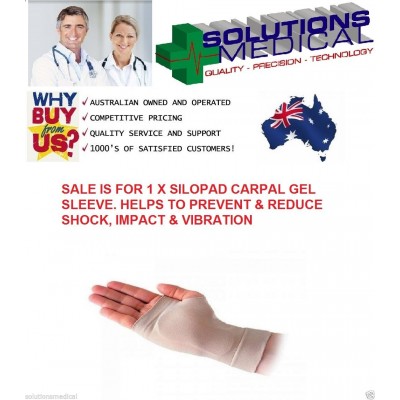 Silopad Carpal Gel Sleeve Helps To Prevent & Reduce Shock, Impact & Vibration