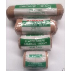 Snake Bite Bandage Pack Crepe Heavy Duty 5cm, 7.5cm, 10cm & 15cm 4 Sizes 