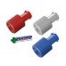 Combi Lock Syringe Cap Luer Protector Caps Red Connectors 100/Box Sterile 