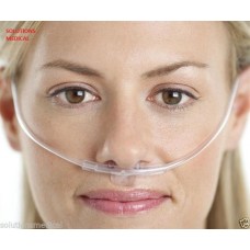 2x NASAL ADULT OXYGEN CANNULA WITH NASAL PRONGS
