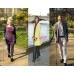 Luxury Switch Stick Folding Walking Stick Thames Design + Carry Bag Wrist Strap Switch Sticks