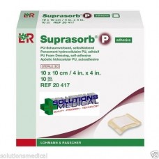 Suprasorb P Adhesive Wound Foam Dressing 10cm X 10cm First Aid 10/box
