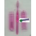 Toothbrush With Hard Plastic Cover Adult X 18 Pieces Mixed Colours