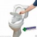 RAISED TOILET SEAT WITH LID SAVANAH 50MM (2") EASY CLIP ON