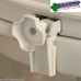 RAISED TOILET SEAT WITH LID SAVANAH 50MM (2") EASY CLIP ON