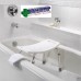 Shower Stool Bath Chair, Adjustable Heights, Removable Back Aust Standards