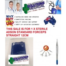 ADSON FORCEPS STANDARD STERILE SINGLE USE MEDICAL INSTRUMENT SAYCO QUALITY