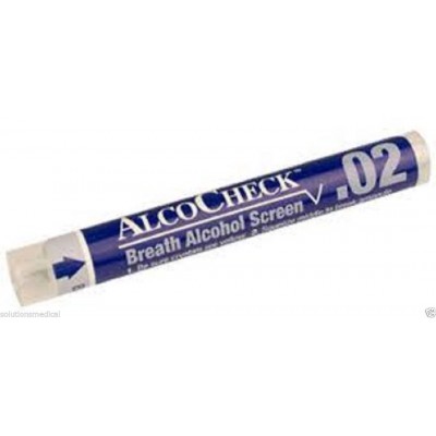 Alcocheck Personal Breath Scan Alcohol Check (0.02) X1 Tube