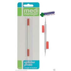 BEST PRICE! MEDI MANAGER SPLINTER PROBE STRAIGHT AND HOOKED ENDS SEALED ITEM