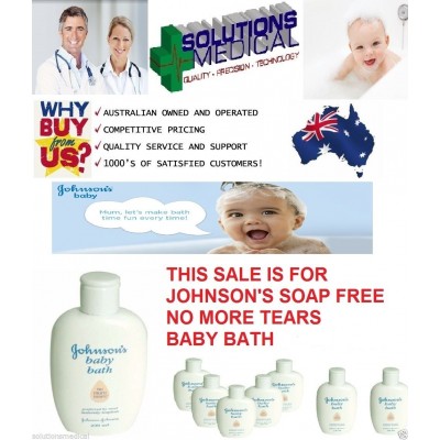 Johnson's Soap Free Baby Bath 200ml Bottle No More Tears