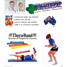 THERABAND EXERCISE STRETCH RESISTANCE LOOPS THERA-BAND 4 COLOURS