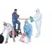 TYVEK PROTECTIVE COVERALLS DISPOSABLE OVERALLS X 1 WHITE (M) DUPONT
