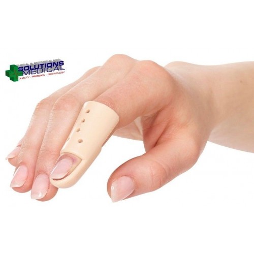 STAX FINGER SPLINT HARD PLASTIC PROTECTOR DISTAL JOINT LIGHTWEIGHT