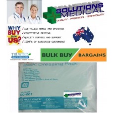 MULTIGATE STERILE BASIC WOUND DRESSING PACK MEDICAL FIRST AID TEAR PACK