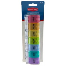 Surgical Basics Pill Box 7 Days 1 Per Day 17 X 5 X 3.2cm