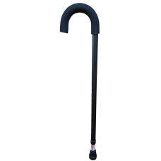 Surgical Basics Walking Stick Crook Handle Adjustable 75-98cm Black