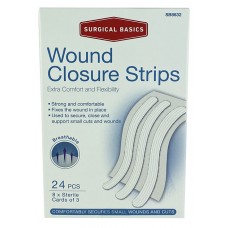 Surgical Basics Wound Closure Strips 6x75mm 24 Strip Pack
