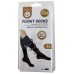 Travel Flight Socks Knee High Black Copression Level 15-21MMHG 1pr