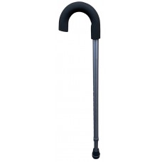 Walking Stick Matte Gunmetal Adjustable 75-98cm