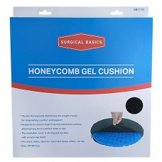 Surgical Basics Honeycomb Gel Cushion (40cm) – With Removable Cover – Promotes Air Circulation – Provides Relief To Pressure Points