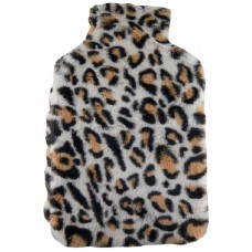 Hot Water Bottle Cover Tiger Faux Pattern 