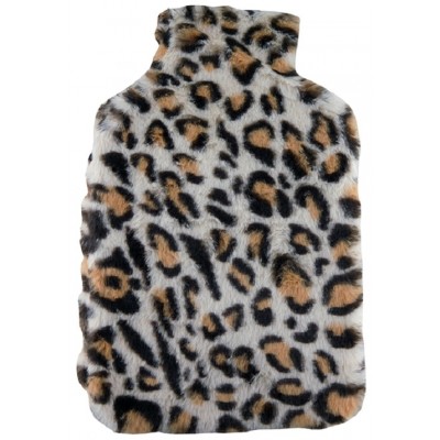 Hot Water Bottle Cover Tiger Faux Pattern 