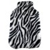 Hot Water Bottle Cover Zebra Plush