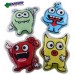 Little Monsters Gel Bead Hot And Cold Pack Reusable 5 Colours 