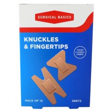 Band Aids Knuckles & Fingertips 12/box