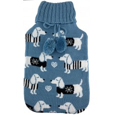 Hot Water Bottle Cover Knit Dachshund – Fits Standard 2l Bottle