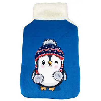 Hot Water Bottle Cover Penguin Plush