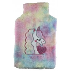 Hot Water Bottle Cover Plush Unicorn – Fits Standard 2l Bottle
