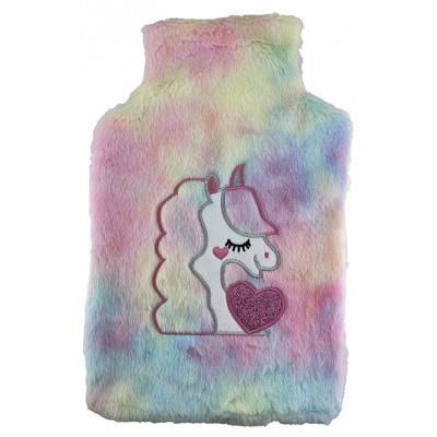 Hot Water Bottle Cover Plush Unicorn – Fits Standard 2l Bottle