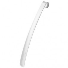 Shoehorn Flexible Long Handle White Plastic Shoe Horn Aid Stick 60cm
