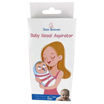 Sister Browne's Baby Nasal Aspirator (Formerly NoseFrida) Snot sucker 