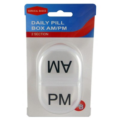 Daily Pill Box AM/PM 2 Section