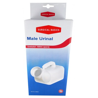 Surgical Basics Male 1000ml Urinal With Cover