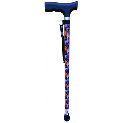 Surgical Basics Rose Walking Stick Adjustable 72-95cm