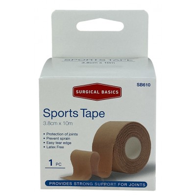 Surgical Basics Sports Tape Tan (3.8cm X 10m)