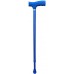 Walking Stick Engraved Blue Cane Extendable Height 28"- 37"