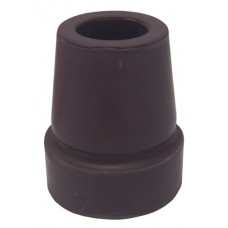 Walking Stick Cane Rubber Stopper 19mm Brown
