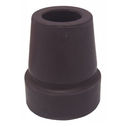 Walking Stick Cane Rubber Stopper 19mm Brown