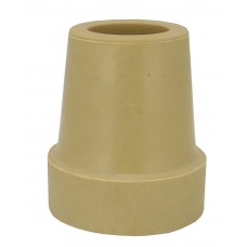 Walking Stick Cane Rubber Stopper 19mm Tan