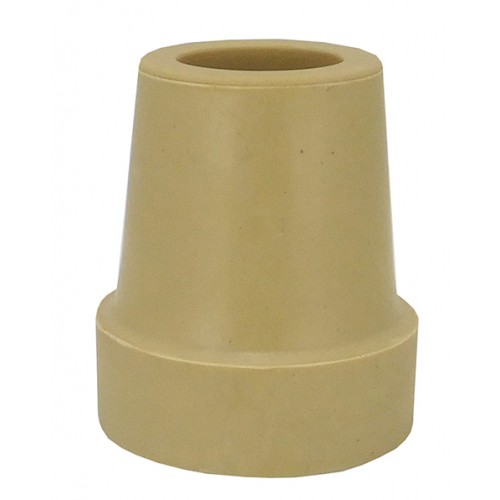 Walking Stick Cane Rubber Stopper 19mm Tan