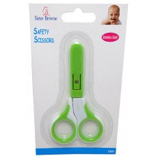 BABY CHILD INFANT SAFETY SCISSORS (x1) SISTER BROWNES