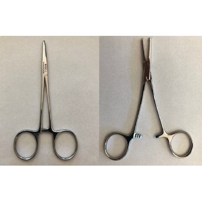 Basic Mosquito Artery Forceps 12.5cm Straight Stainless Steel Instrument Medical