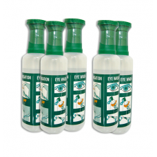 Braun Eye Wash Bottles 500ml (X5) Saline Eyewash Wash Station bottle