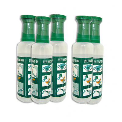 Braun Eye Wash Bottles 250ml (X6) Saline Eyewash Wash Station bottle Sale Item Expiry Date 09/24